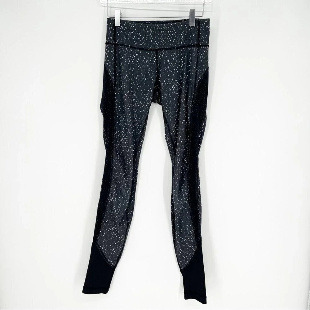 Lululemon Butterfly Texture Leggings Women's Size 4 Workout Activewear